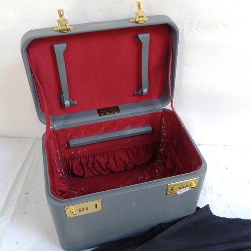 780 - A grey Aston Martin Tanner Krolle vanity case and an early 20thC umbrella