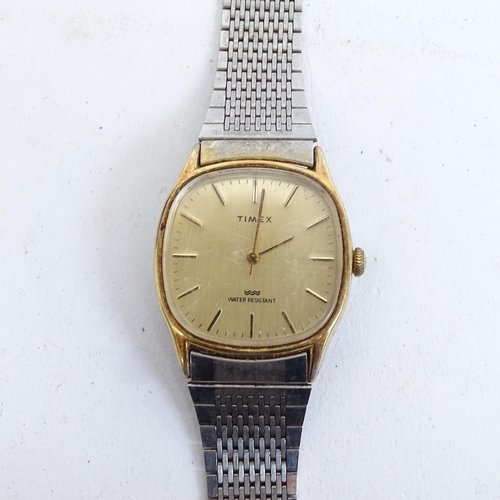 1090 - A collection of gent's wristwatches, including Timex, Oris, Sekonda, Rotary etc