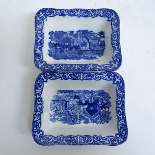 332 - A large quantity of blue and white china and ceramics (boxful)