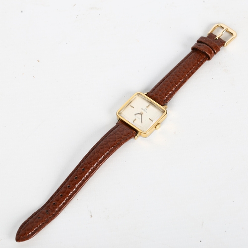 66 - OMEGA - a lady's gold plated stainless steel De Ville mechanical wristwatch, ref. 511.0375, circa 19... 