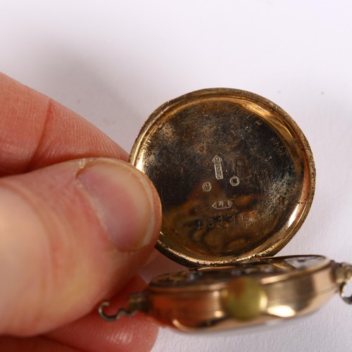 79B - 2 wristwatch heads, comprising lady's 9ct gold example and a Rolex watch movement, (2)