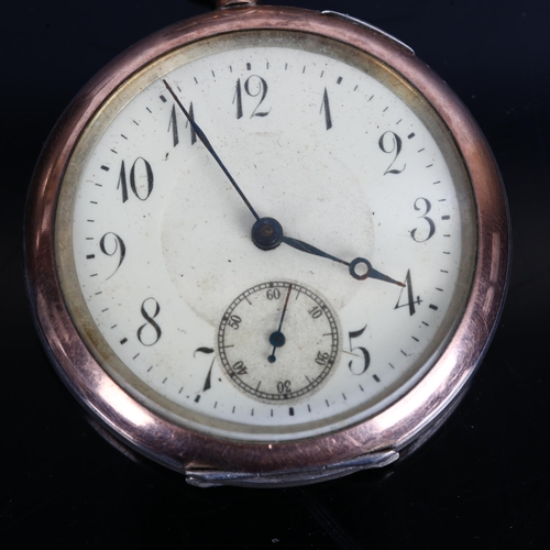 79C - 3 silver pocket watches, not currently working (3)