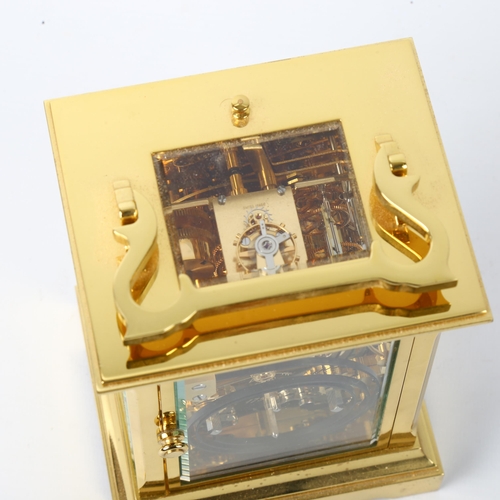 79K - MATTHEW NORMAN - a brass-cased Anglaise Grande repeating carriage clock, ref. 1751/81, white dial wi... 