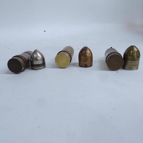 211 - Trench art, bullet shell cases, SOS 35 combination padlock and bullet case cigarette lighters / ciga... 