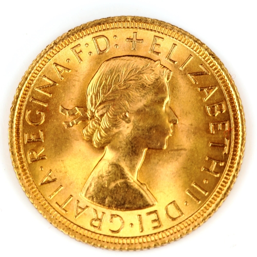 110 - An Elizabeth II 1964 gold full sovereign coin, 7.9g