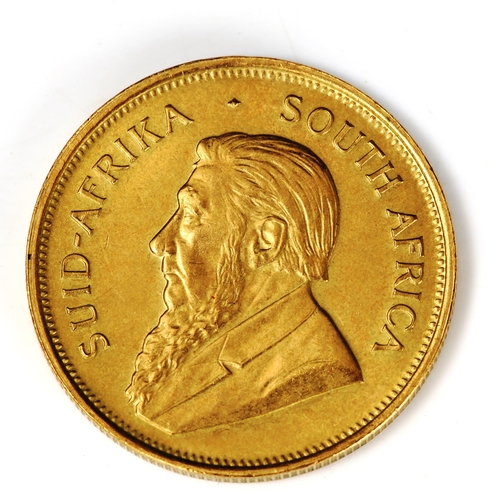 80 - A 1974 South Africa 1oz fine gold Krugerrand coin, 34g