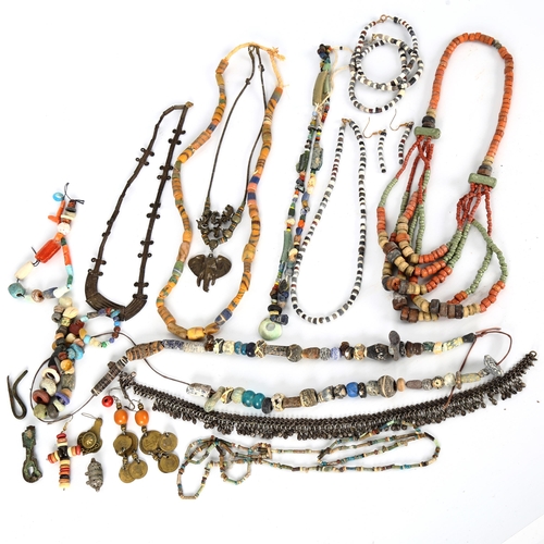 1048 - ANTIQUITIES - a collection of early bead necklaces