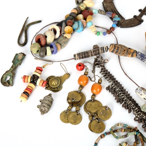 1048 - ANTIQUITIES - a collection of early bead necklaces