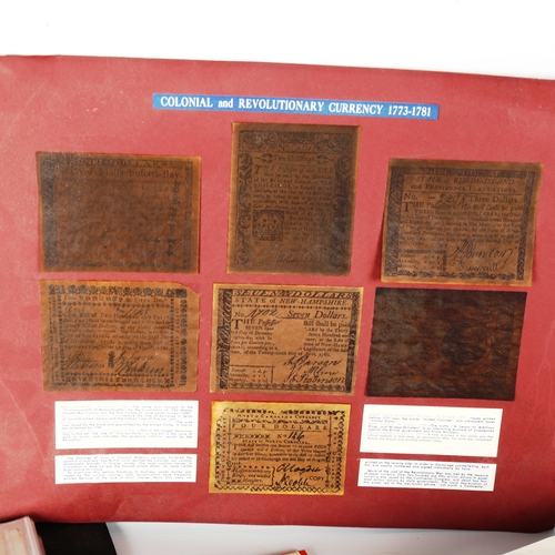 1101 - *DESCRIPTION CHANGE* A collection of 19th and 20th century banknotes, American Colonial and Revoluti... 