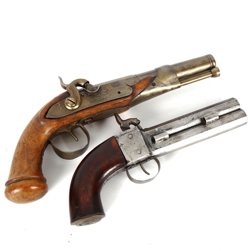 1195 - 2 reproduction percussion pistols