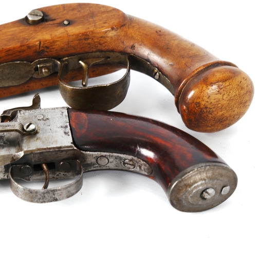 1195 - 2 reproduction percussion pistols