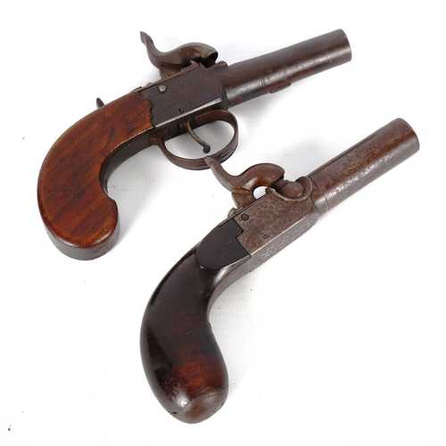 1197 - 2 x 19th century percussion pistols