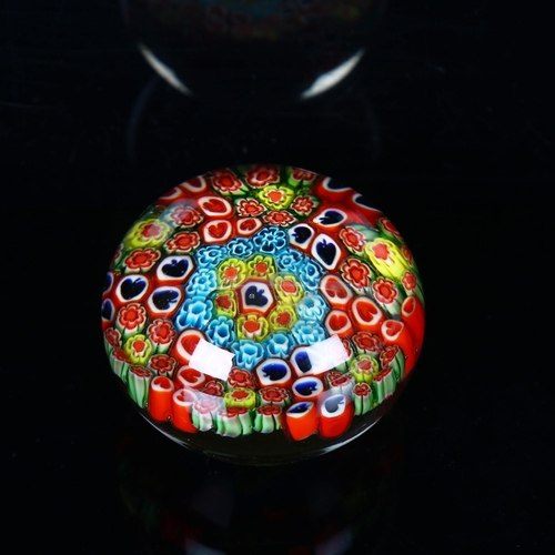 1290 - A Clichy Millefiori glass paperweight, diameter 7cm