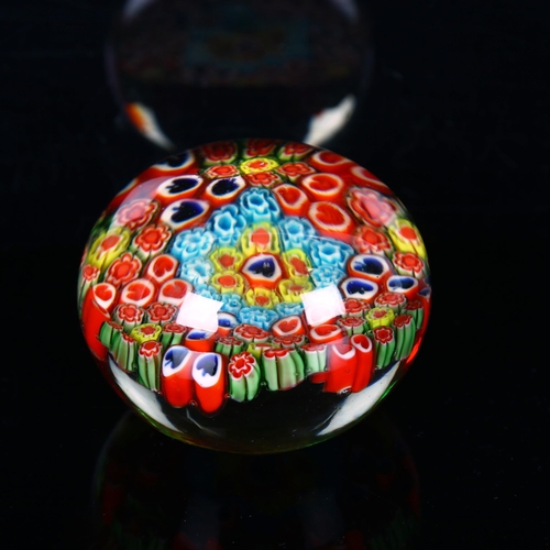 1290 - A Clichy Millefiori glass paperweight, diameter 7cm