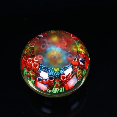 1290 - A Clichy Millefiori glass paperweight, diameter 7cm