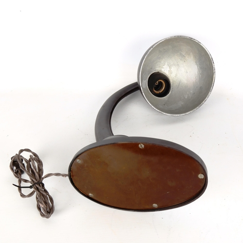 1438 - An Erik Kirkman Cole Bakelite desk lamp circa 1930, height 36cm