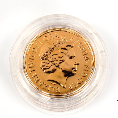 137 - An Elizabeth II 2012 Queen's Diamond Jubilee brilliant uncirculated gold full sovereign coin, limite... 