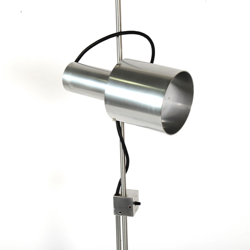 1892 - PETER NELSON for Architectural Lighting Ltd, a 1960’s British designed aluminium floor lamp, height ... 