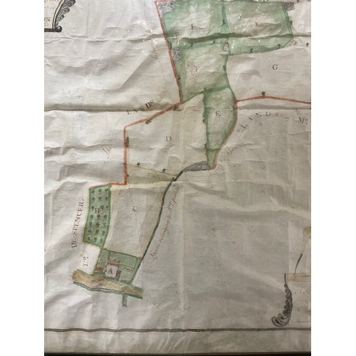 1281 - Robert Morden engraving, map of Sussex 1695, oak frame, overall frame dimensions 42cm x 49cm, and a ... 