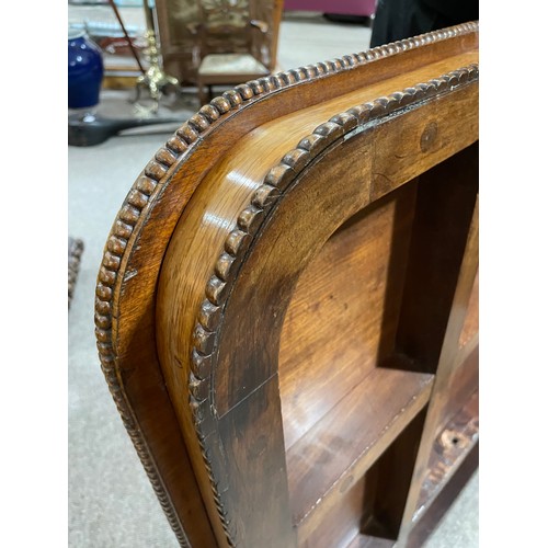 1247 - Gillows of Lancaster, 19th century rosewood dining table of rectangular form, brass inlaid and cross... 