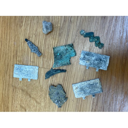 1047 - ANTIQUITIES - a collection of early Chinese knife money, and a collection of early bullet money