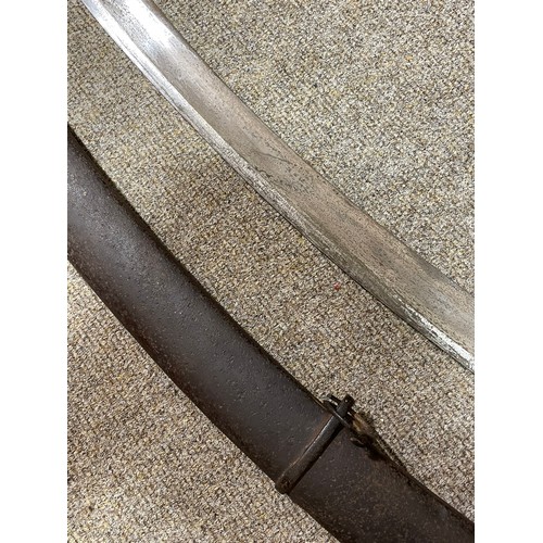 1187 - A 1796 pattern Light Infantry sabre, original metal scabbard