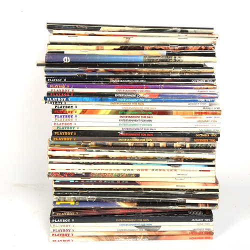 100 - A quantity of Vintage Playboy magazines