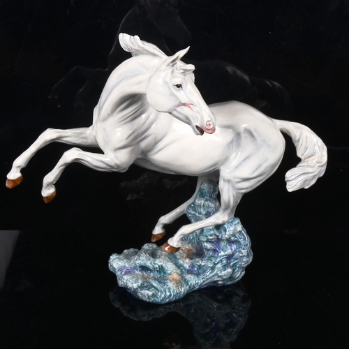 128 - A Royal Doulton Prestige Edition 'Daybreak' porcelain horse figure, HN4843, model by Alan Maslankows... 