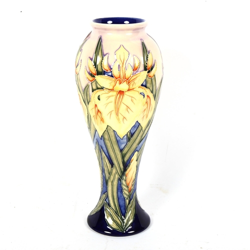 172 - A Moorcroft Windrush pattern vase, circa 2000, designed by Debbie Hancock, height 28cm