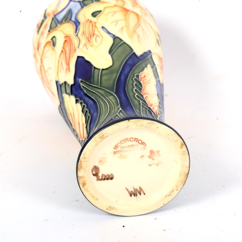 173 - A Moorcroft Windrush pattern vase, circa 2000, height 20.5cm