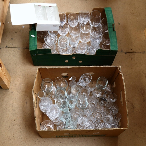 242 - Various drinking glasses (2 boxes)