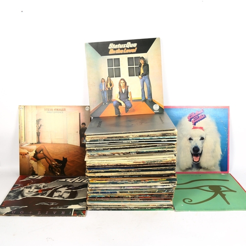 276 - Various Vintage vinyl LPs and records, including The Jimi Hendrix Experience, Pink Floyd, Osibisa Yo... 