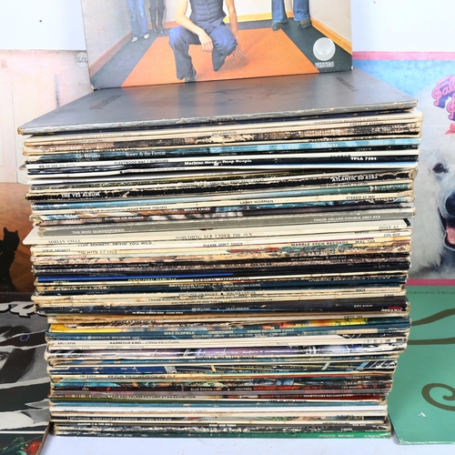 276 - Various Vintage vinyl LPs and records, including The Jimi Hendrix Experience, Pink Floyd, Osibisa Yo... 