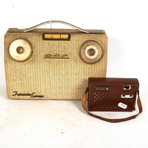 281 - A Vintage GEC Transistor Seven radio, and a cased Jupiter 2-band pocket radio (2)