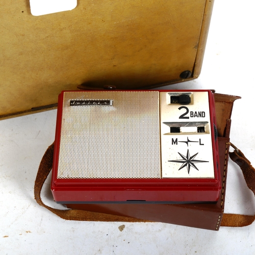 281 - A Vintage GEC Transistor Seven radio, and a cased Jupiter 2-band pocket radio (2)