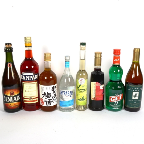 321 - 14 bottles of spirits and liqueurs, including Umeshu Ume Honke plum wine (14)