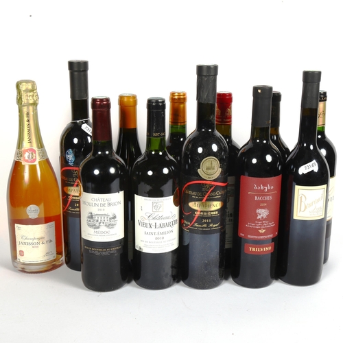 322 - 12 bottles of red wine (12)