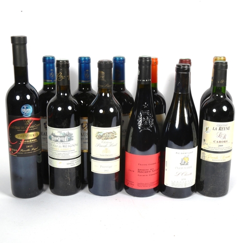 323 - 12 bottles of red wine (12)