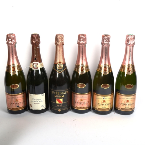 324 - 8 bottles of rose Champagne and Brut (8)