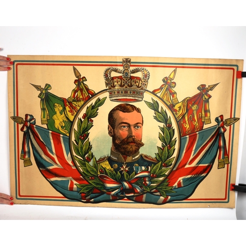 83 - A 1910 George V Coronation poster, 61cm x 93cm