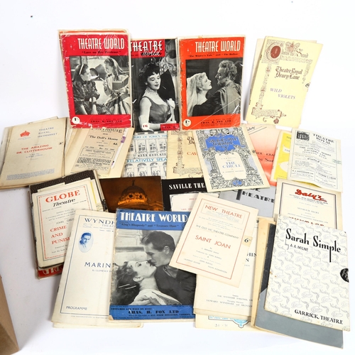 93 - A large quantity of early 20th century theatre programmes etc (approx 150)