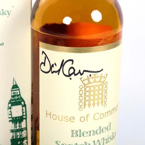 329 - A David Cameron signed House of Commons Blended Scotch Whisky, boxed