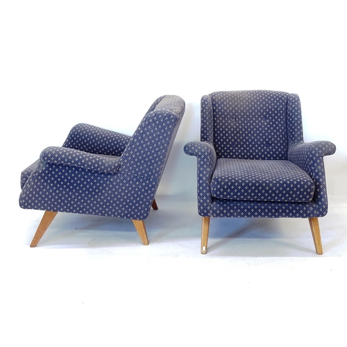 2003 - A pair of mid-century G Plan Brandon B500 lounge chairs