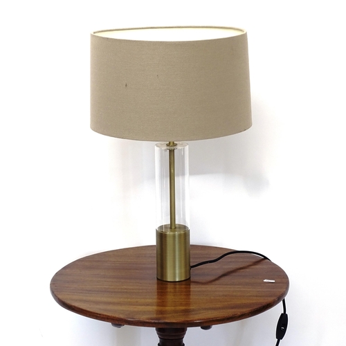 2026 - A contemporary Danish design table lamp and shade, H55cm