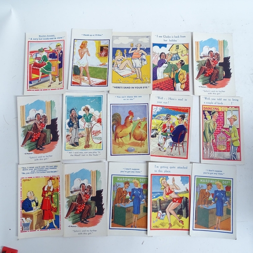 103 - A quantity of Vintage comical postcards (boxful)