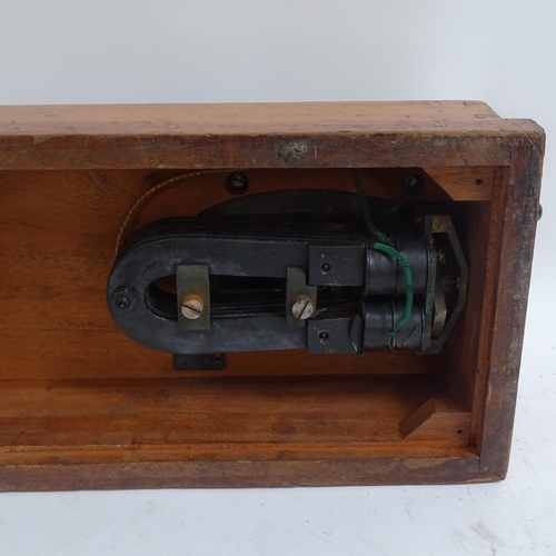 388 - An Antique Siemens Brothers & Co pointer telegraph box, 35cm x 20cm