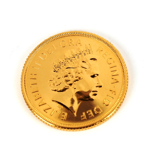 160 - An Elizabeth II 2004 gold full sovereign coin, 7.9g