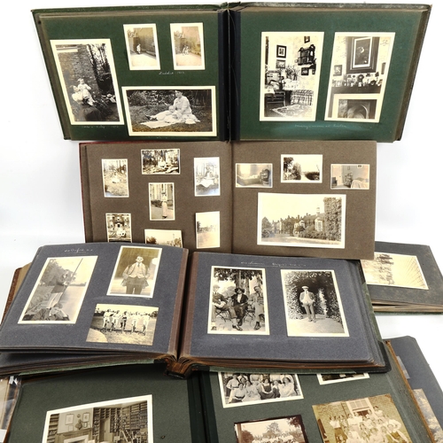 1041 - 7 Vintage photo albums circa 1890 - 1920