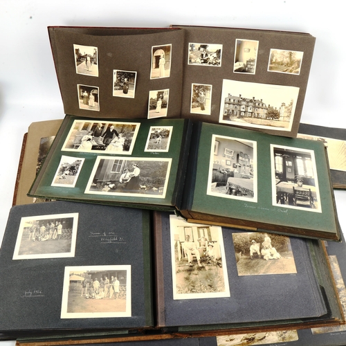 1041 - 7 Vintage photo albums circa 1890 - 1920