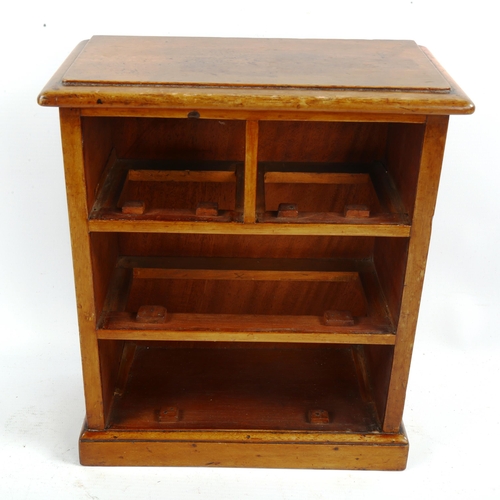 1064 - A Victorian mahogany apprentice piece chest of drawers, height 27cm, width 24cm